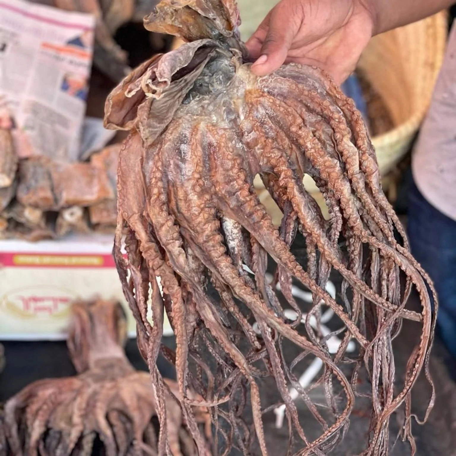 Dried octopus